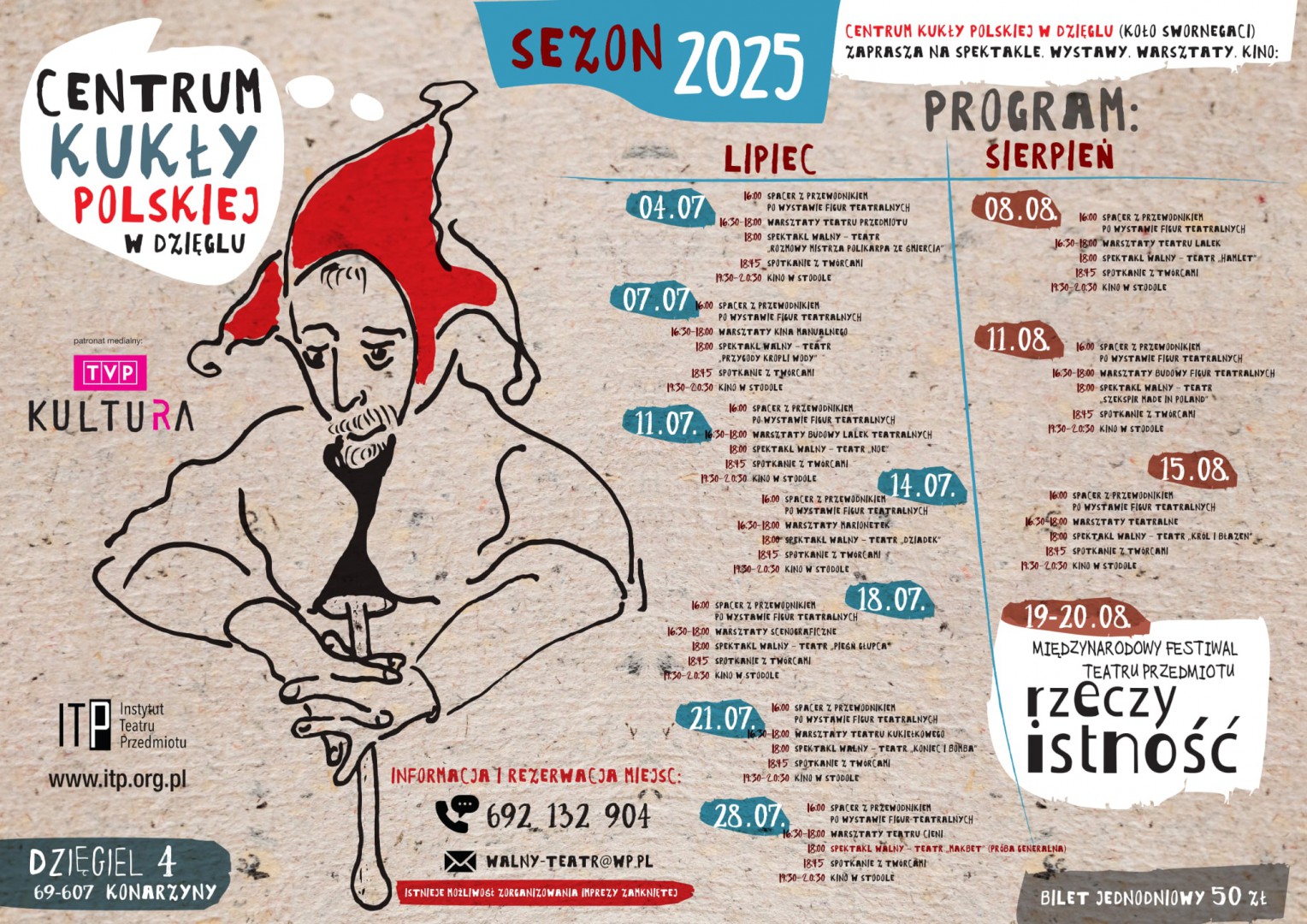 W Centrum Kukły Polskiej w Dzięglu, w gm. Konarzyny rusza nowy, wakacyjny projekt. Są to warsztaty, teatr lalek i inne formy sztuki (ROZMOWA)